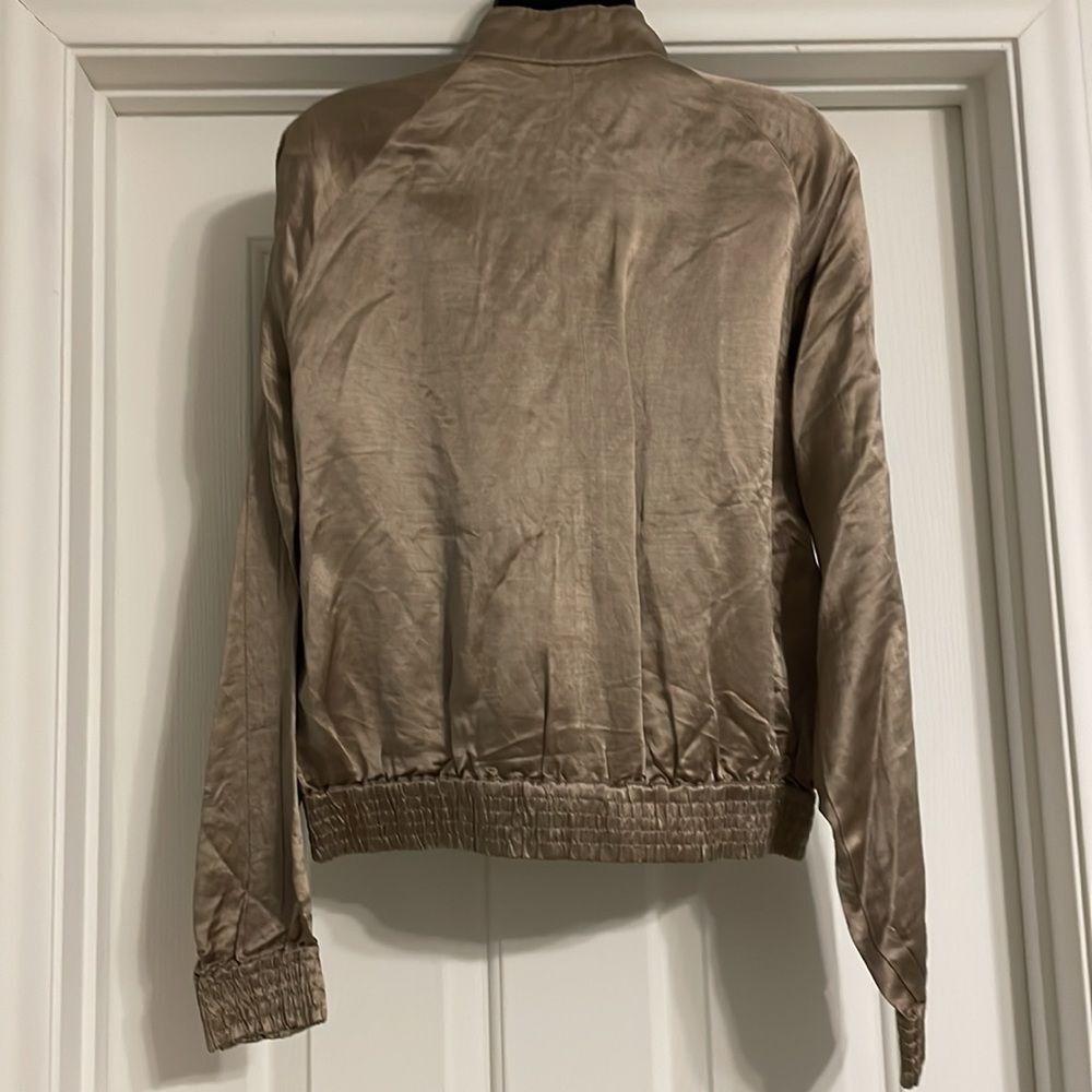 Silk Bomber Jacket - image 5